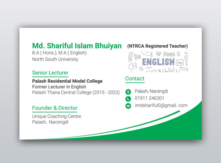 Visiting Card / ভিজিটিং কার্ড - Image 4